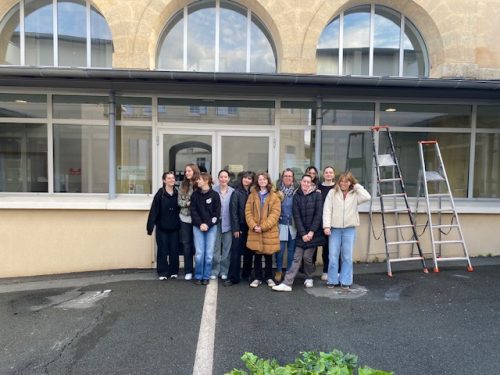 Nouvelle devanture pour le restaurant d’application du lycée !