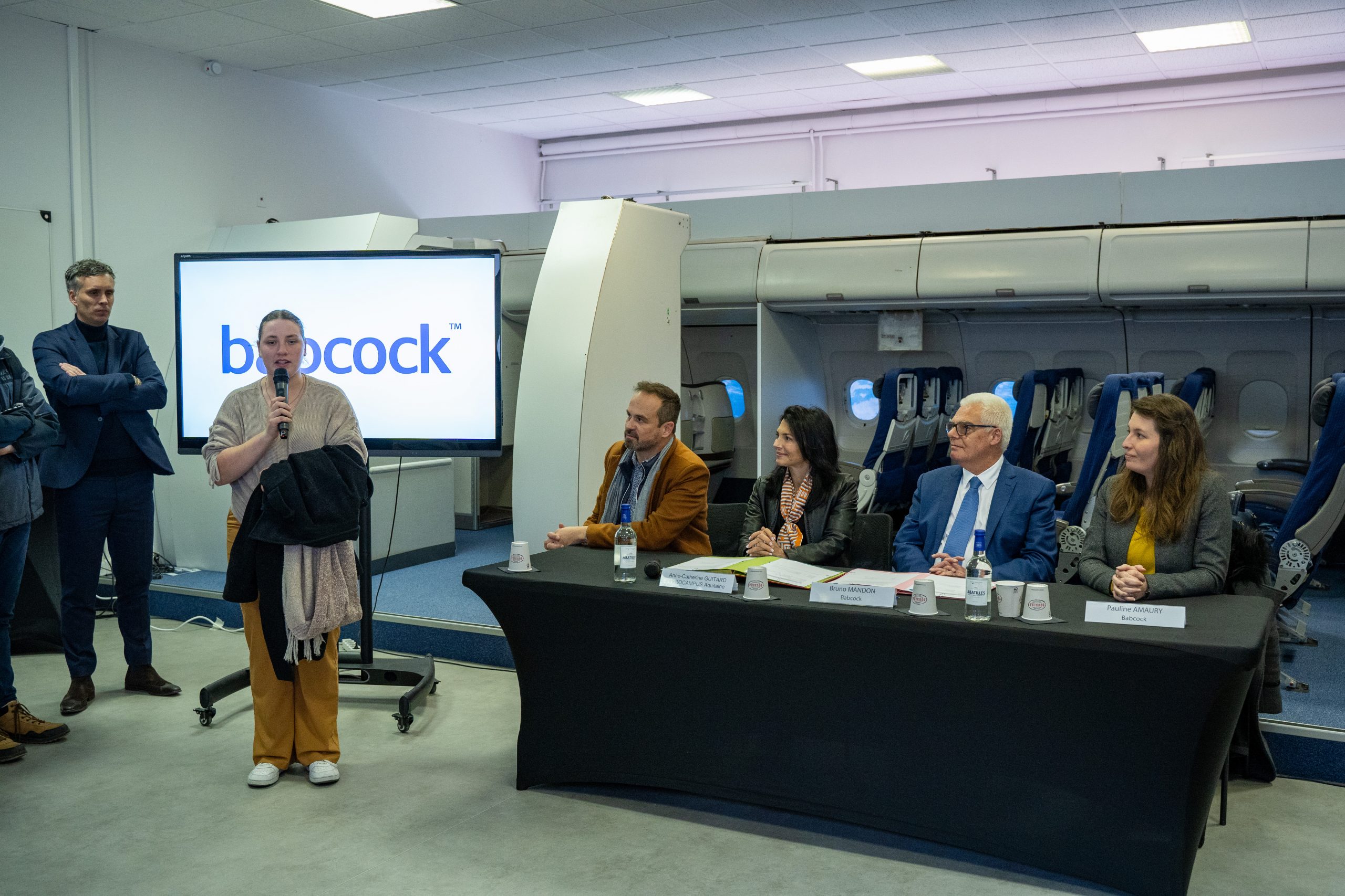 Cérémonie de marrainage des élèves des sections AERO/entreprise BABCOCK